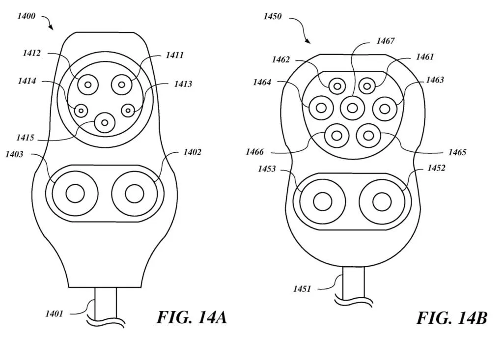 Rivian pass-through charging patent image
