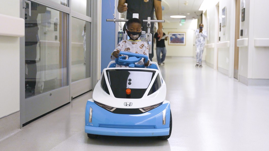 The Honda Shogo is a fun way for kids to navigate hospitals