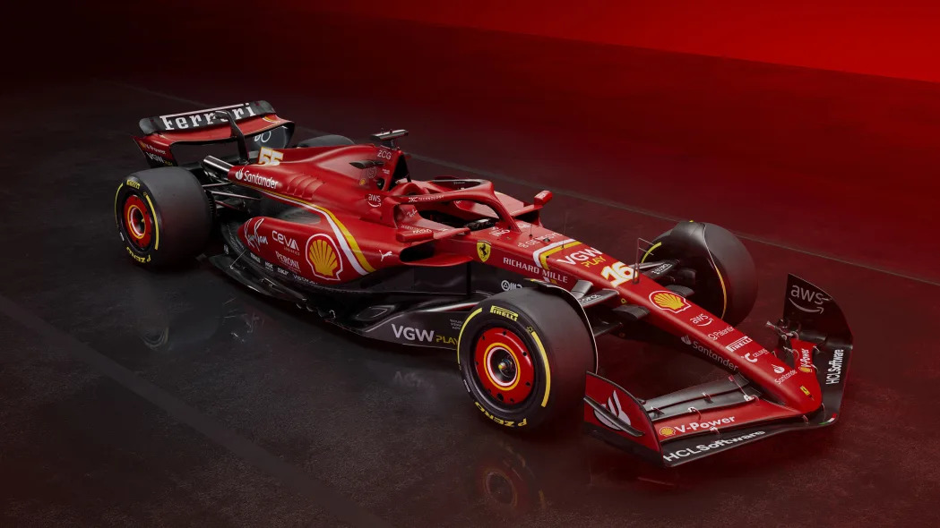  Ferrari SF-24 for the 2024 Formula 1 Season