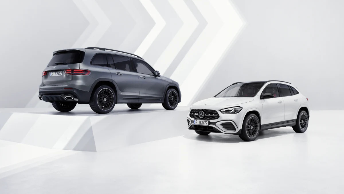 The new Mercedes-Benz GLA and The new Mercedes-Benz GLB