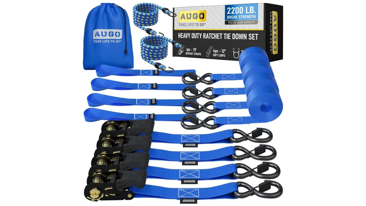 Augo Ratchet Straps Heavy Duty 1