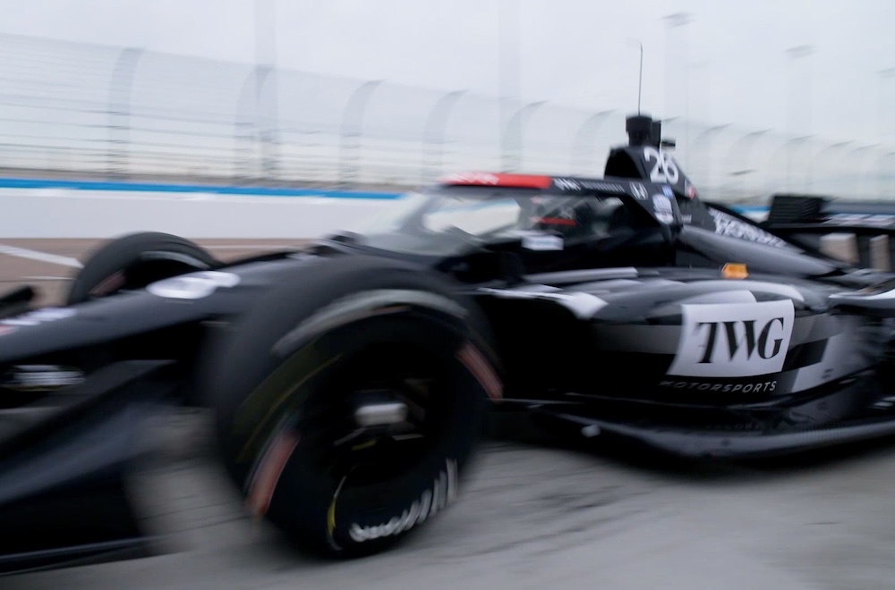 Power encouraged after “first day of school” with Andretti